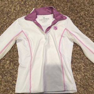 Girls, medium riding shirt